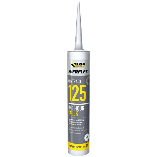 Everbuild Dec Caulk White 300ml